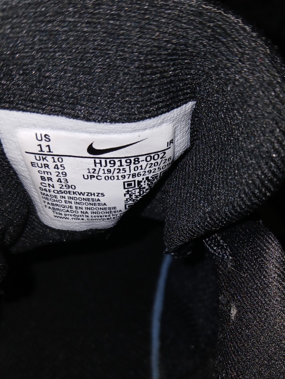 Nike Revolution Men's Size 11 Black Anthracite - Picture 5 of 7
